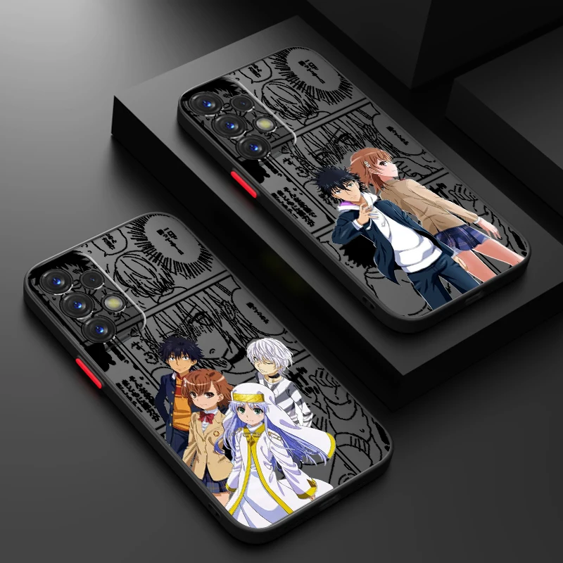 A Certain Magical Index Frosted Translucent For Samsung A53 A52 A33 A32 A51 A71 A21S A13 A73 A50 A22 A12 5G Matte Phone Case
A Certain Magical Index Frosted Translucent For Samsung A53 A52 A33 A32 A51 A71 A21S A13 A73 A50 A22 A12 5G Matte Phone Case