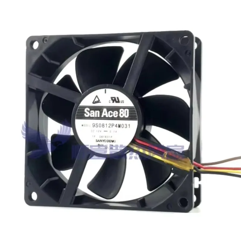 Sanyo Denki 9S0812P4M031 DC 12V 0.1A 80x80x25mm 4-Wire Server Cooling Fan
Sanyo Denki 9S0812P4M031 DC 12V 0.1A 80x80x25mm 4-Wire Server Cooling Fan