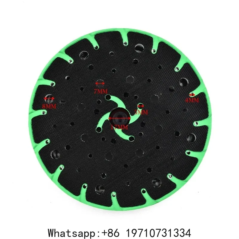 6 Inch(150mm) 48-Hole Dust-Free Hard Back-up Sanding Pad Soft Grinding Pad for 6" Hook&Loop Sanding Discs for Festool Sander
6 Inch(150mm) 48-Hole Dust-Free Hard Back-up Sanding Pad Soft Grinding Pad for 6" Hook&Loop Sanding Discs for Festool Sander