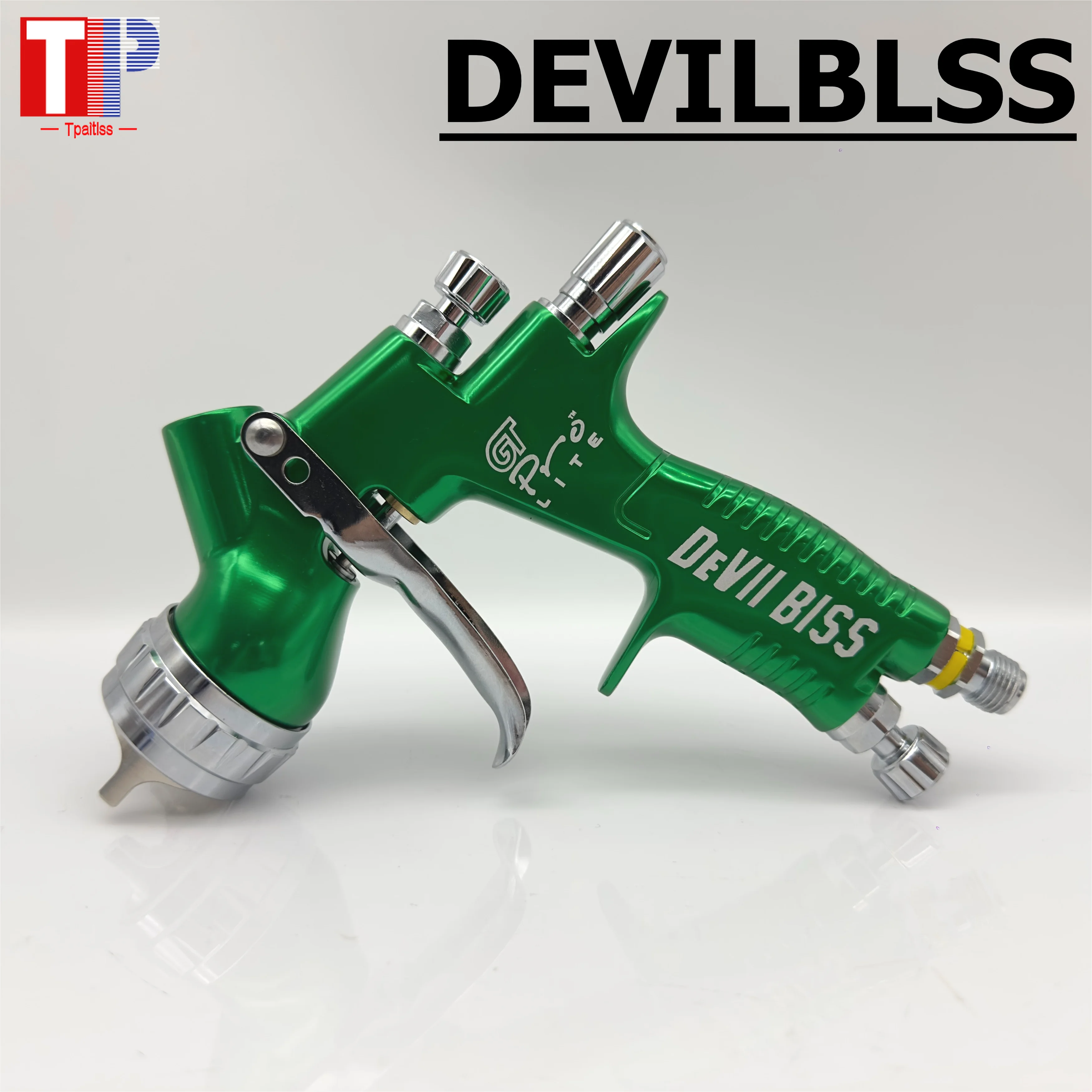 Безвоздушный распылитель Tpaitlss Green Spray Gun GTl Pro TE20/T110 с соплами 1.3мм/1.4мм/1.8мм для смешивания стеклянных и водных растворов
Безвоздушный распылитель Tpaitlss Green Spray Gun GTl Pro TE20/T110 с соплами 1.3мм/1.4мм/1.8мм для смешивания стеклянных и водных растворов