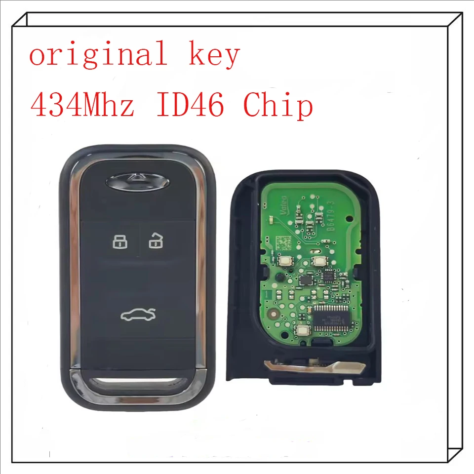 new original Remote Car Key Fob 3 Button For Chery Tiggo 5 Tiggo 7 Tiggo 8 Arrizo 5 6 7 434Mhz ID46 Chip Intelligent Remote Key
new original Remote Car Key Fob 3 Button For Chery Tiggo 5 Tiggo 7 Tiggo 8 Arrizo 5 6 7 434Mhz ID46 Chip Intelligent Remote Key