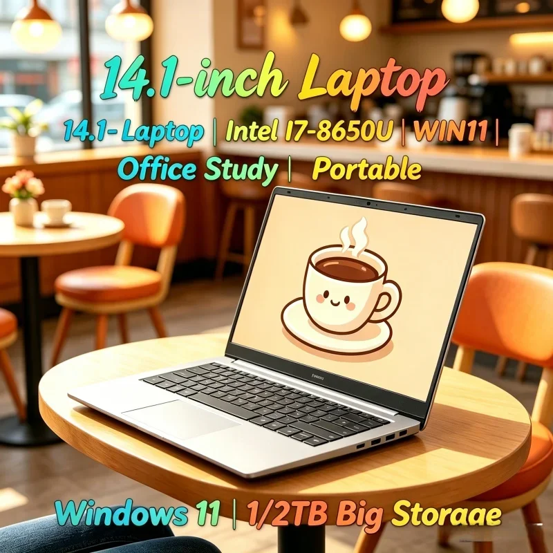 Fashion Thin Body 14.1 Inch Notebook I7-8650U Large Memory Mass Storage Home Study Working Computer
Fashion Thin Body 14.1 Inch Notebook I7-8650U Large Memory Mass Storage Home Study Working Computer