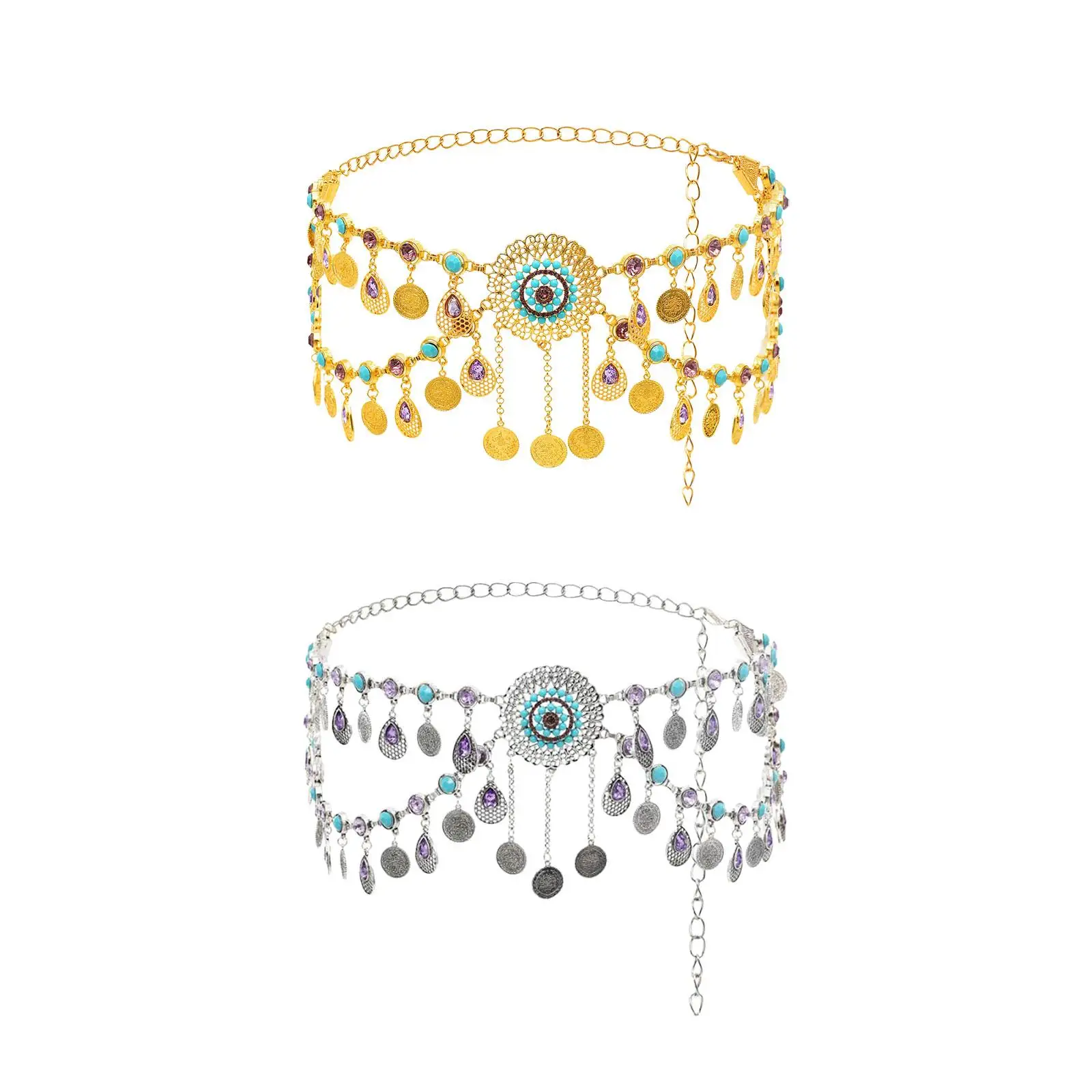 Metal Waist Chain Belt for Women Belly Chain Western Cowgirl Fashion Metal Chain Adjustable Waistband for Dresses Costume Shirts
Metal Waist Chain Belt for Women Belly Chain Western Cowgirl Fashion Metal Chain Adjustable Waistband for Dresses Costume Shirts