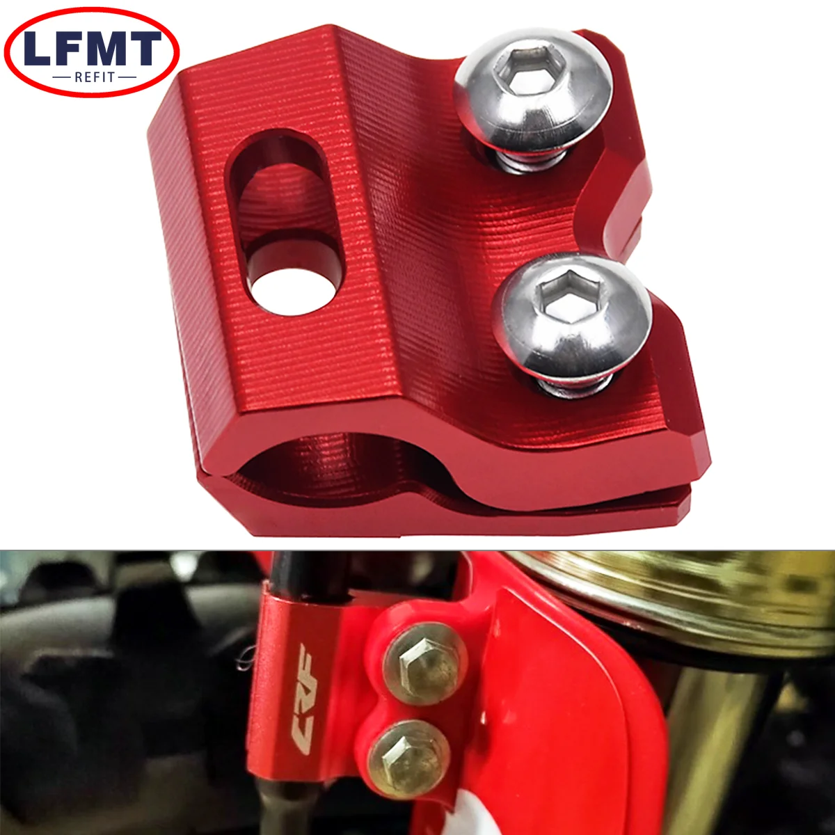 Motorcycle CNC Front Brake Line Holder Hose Clamp For Honda CRF125R 150R 250R 250X 250RX 450R 450X 450RX CRF250L CRF300L Rally
Motorcycle CNC Front Brake Line Holder Hose Clamp For Honda CRF125R 150R 250R 250X 250RX 450R 450X 450RX CRF250L CRF300L Rally