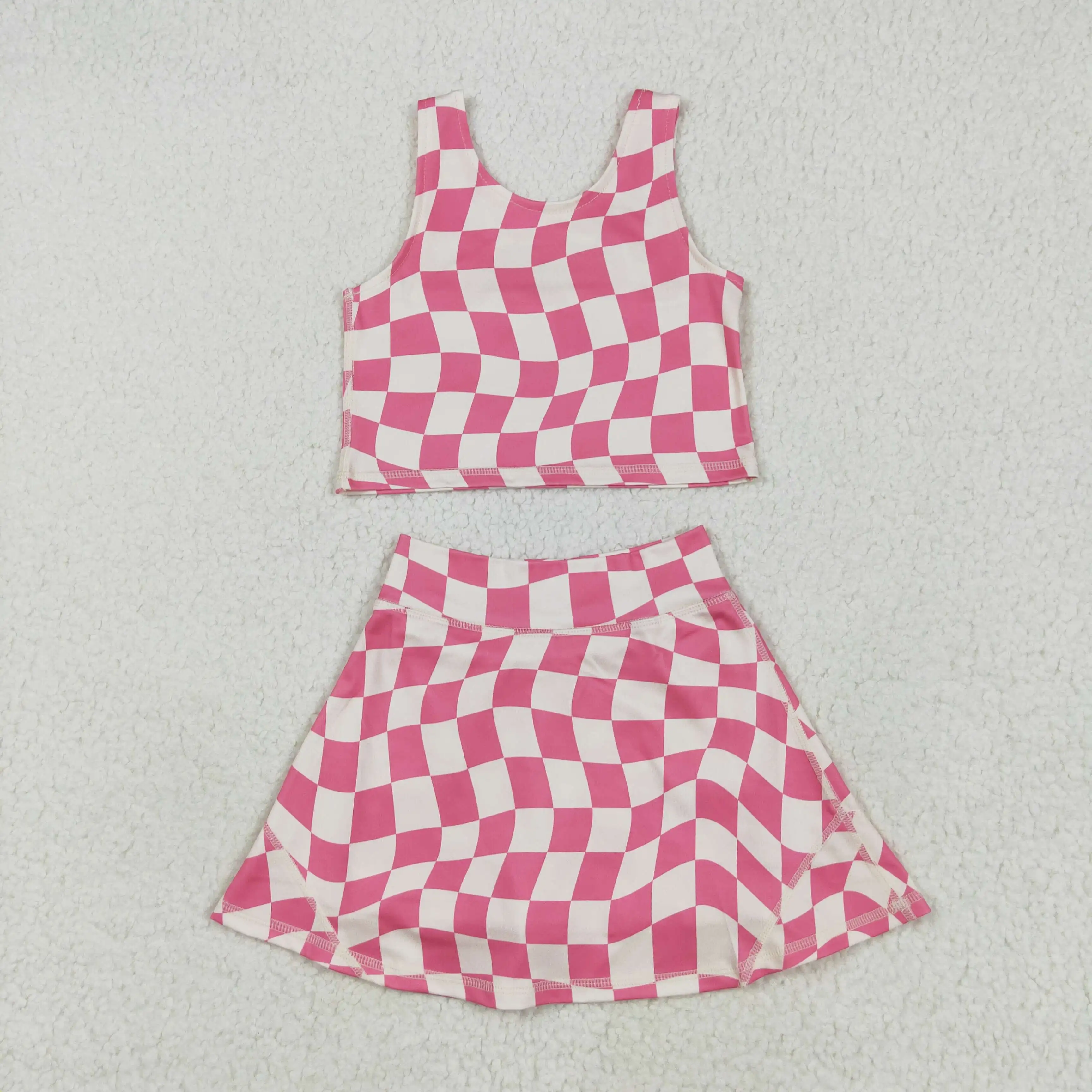 Western Clothe Baby Hot pink Plaid Yoga Girl Sleeveless Print Shorts Toddler Girls Clothing Children Clothing Sets
Western Clothe Baby Hot pink Plaid Yoga Girl Sleeveless Print Shorts Toddler Girls Clothing Children Clothing Sets