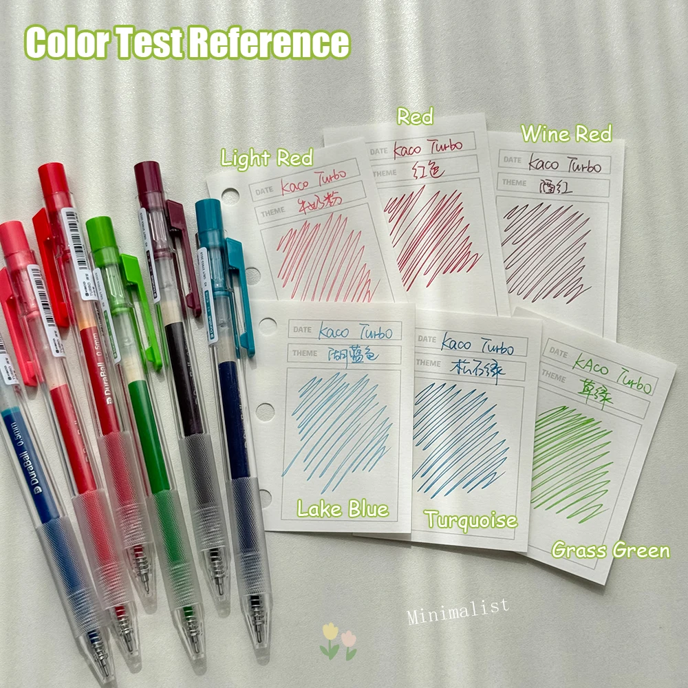 1 Pens + 2 Refills Color Gel Pen Set 6 Colors Minimalist Click Drawing Marking Pens For School Office Use
1 Pens + 2 Refills Color Gel Pen Set 6 Colors Minimalist Click Drawing Marking Pens For School Office Use
