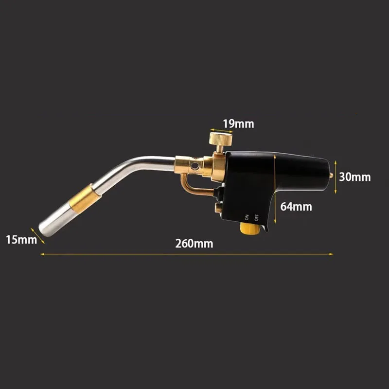 Propane Welding Torch Quick Fire Gas Burner Plumbing Soldering Brazing Tool Portable Flame Gun for Metal Processing
Propane Welding Torch Quick Fire Gas Burner Plumbing Soldering Brazing Tool Portable Flame Gun for Metal Processing