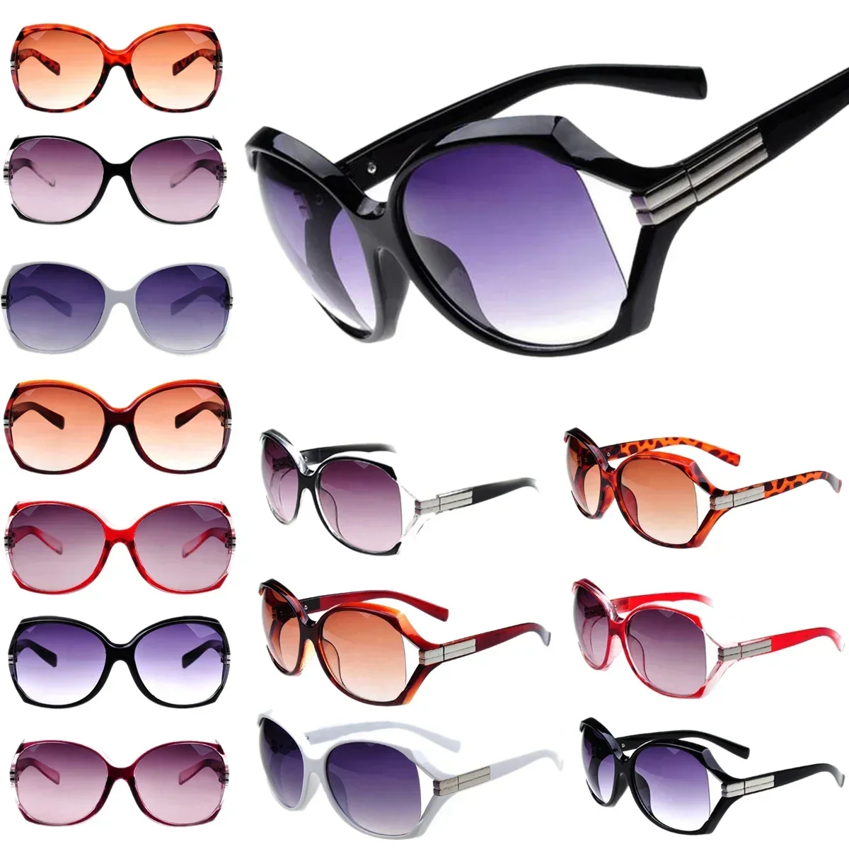 FOENIXSONG Fashion Oversized Sunglasses for Women Cute Sun Glasses Black Red White Female Vintage Eyewear
FOENIXSONG Fashion Oversized Sunglasses for Women Cute Sun Glasses Black Red White Female Vintage Eyewear