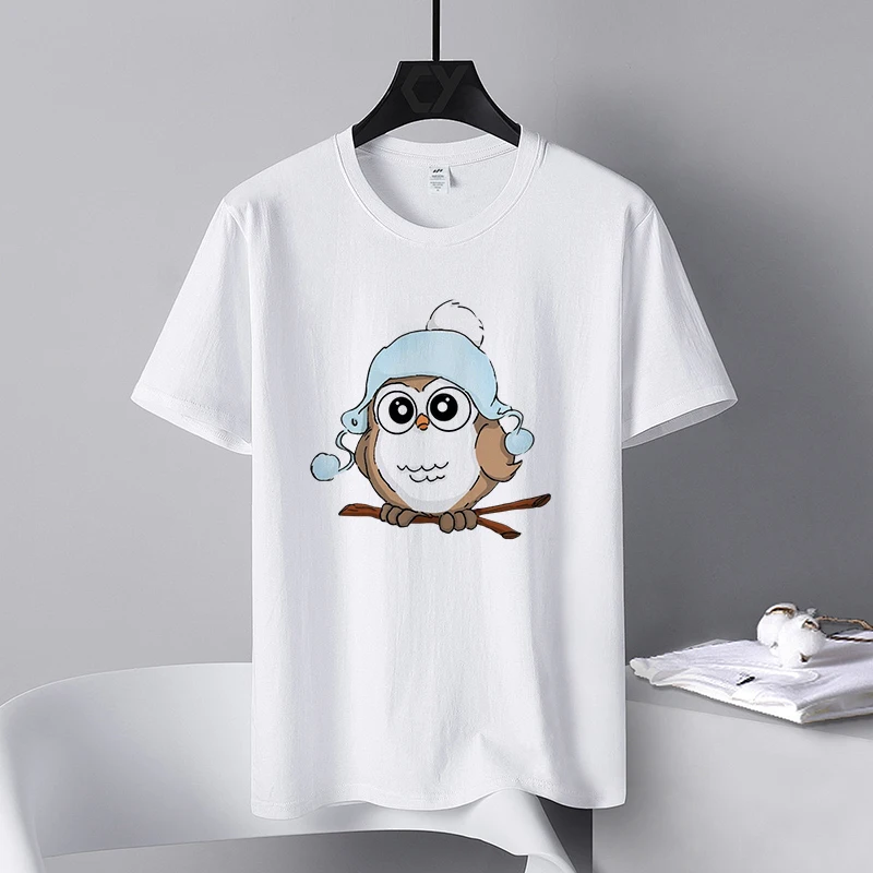 Cartoon Owl Women Cute Print Oversized T-Shirts Kawaii Graphic Casual Cotton Short Sleeved Female O-neck Tee Streetwear Summer
Cartoon Owl Women Cute Print Oversized T-Shirts Kawaii Graphic Casual Cotton Short Sleeved Female O-neck Tee Streetwear Summer