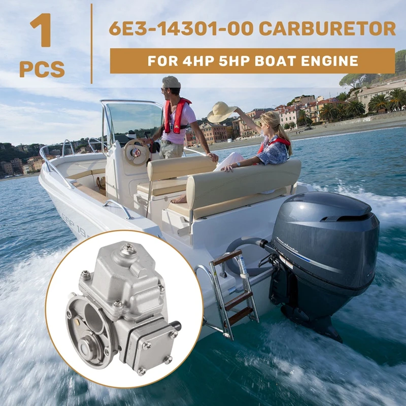 AB59-6E3-14301-00 Carburetor For 2 Stroke 4HP 5HP Boat Engine 6E0-14301-05 6E3-14301
AB59-6E3-14301-00 Carburetor For 2 Stroke 4HP 5HP Boat Engine 6E0-14301-05 6E3-14301