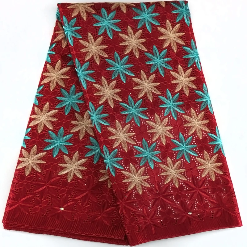 2023 Design High Quality 5 Yards African Cotton Lace Fabric With Stones Swiss Voile Lace in Switzerland For Wedding Party Dress
2023 Design High Quality 5 Yards African Cotton Lace Fabric With Stones Swiss Voile Lace in Switzerland For Wedding Party Dress