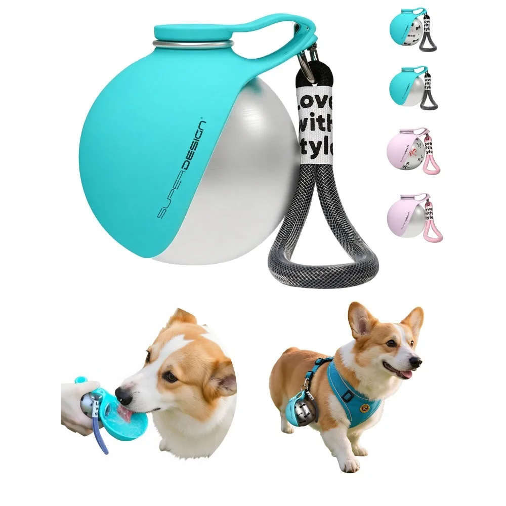 Portable Dog Water Bottle 2-in-1 Pet Drinking Bottles Cup Compact Leak Proof Foldable Water Dispenser for Outdoor Walking Travel
Portable Dog Water Bottle 2-in-1 Pet Drinking Bottles Cup Compact Leak Proof Foldable Water Dispenser for Outdoor Walking Travel