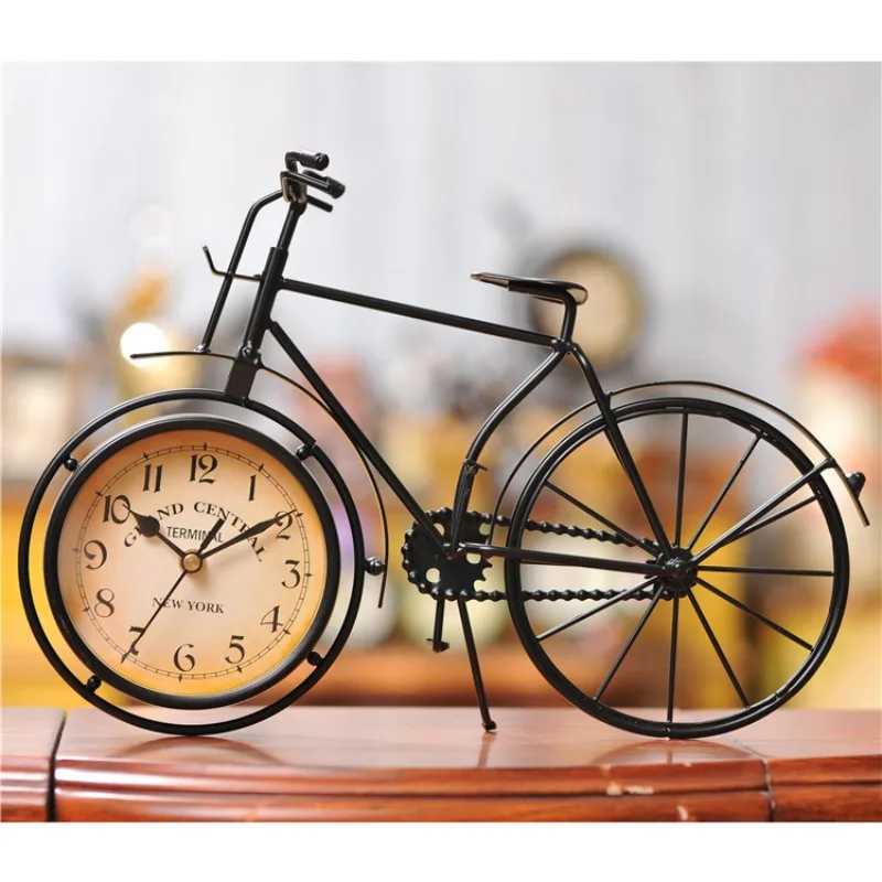 Bicycle Shape Silent Clock Bedroom Desk Creative Home Decoration Desk Ornaments Reloj De Escritorio Vintage Retro Clock
Bicycle Shape Silent Clock Bedroom Desk Creative Home Decoration Desk Ornaments Reloj De Escritorio Vintage Retro Clock