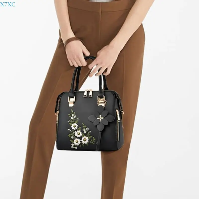 X7XC Sophisticated Embroidered Travel Shoulder Bag PU Handbag Display Your Fashion
X7XC Sophisticated Embroidered Travel Shoulder Bag PU Handbag Display Your Fashion
