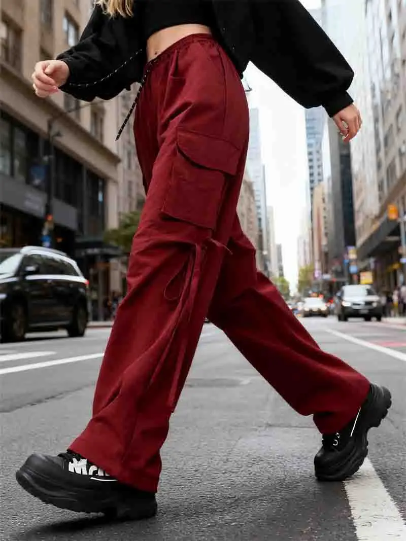 Брюки-карго женские трапециевидные осенние парусиновые тонкие в консервативном стиле в студенческом стиле дышащие эластичные универсальные брюки для повседневных потертых поездок на работу
Брюки-карго женские трапециевидные осенние парусиновые тонкие в консервативном стиле в студенческом стиле дышащие эластичные универсальные брюки для повседневных потертых поездок на работу