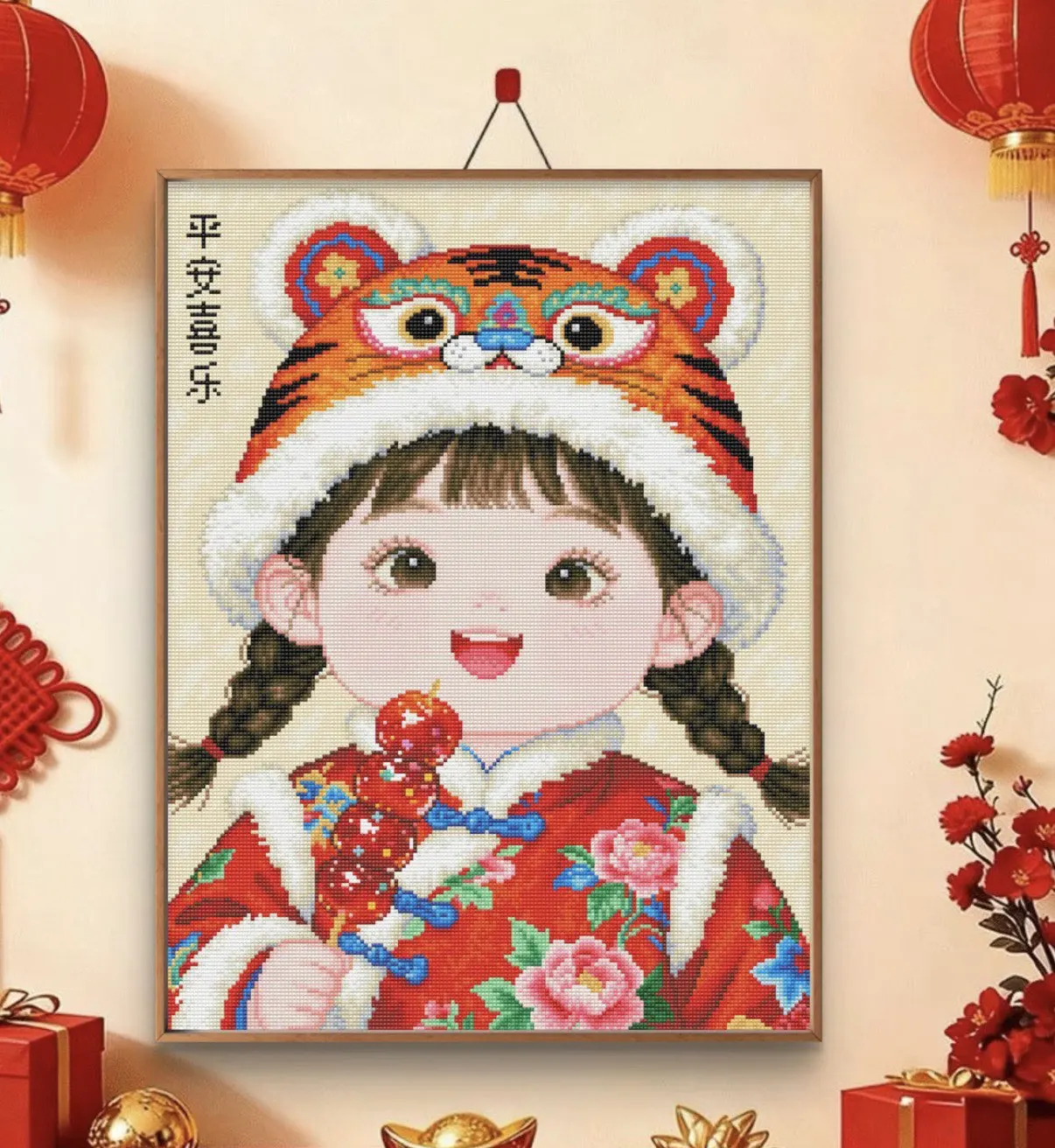 Cute Girl 9ct 60x75cm Printed Kits Cross Stitch Embroidery DIY Needlework Home Decor Handmade with threads drawings needles
Cute Girl 9ct 60x75cm Printed Kits Cross Stitch Embroidery DIY Needlework Home Decor Handmade with threads drawings needles