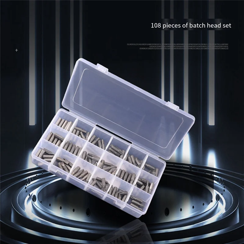 B45C 108PCS Screwdriver Set Screwdriver Set Carbon Steel Multi-Purpose Screwdriver Set Silver
B45C 108PCS Screwdriver Set Screwdriver Set Carbon Steel Multi-Purpose Screwdriver Set Silver