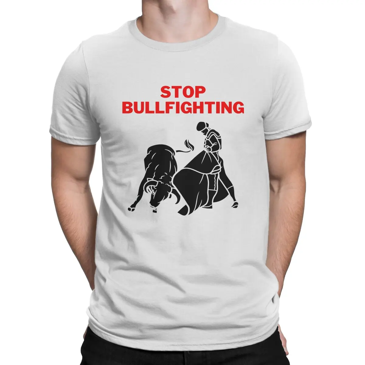 Bullfighting, новейшая футболка для мужчин, футболка из чистого хлопка с круглым вырезом
Bullfighting, новейшая футболка для мужчин, футболка из чистого хлопка с круглым вырезом