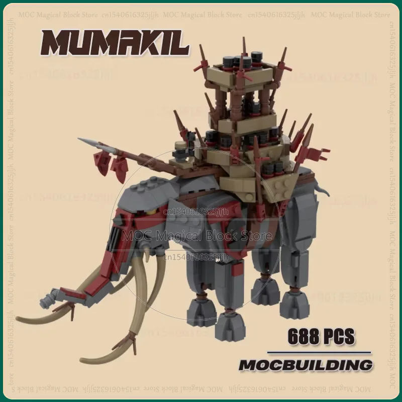 UCS Movie Scenes Moc Building Block Модель Mumakil Технология Кирпичи DIY Сборка Наборы животных Креативный дисплей Игрушки Рождественские подарки
UCS Movie Scenes Moc Building Block Модель Mumakil Технология Кирпичи DIY Сборка Наборы животных Креативный дисплей Игрушки Рождественские подарки