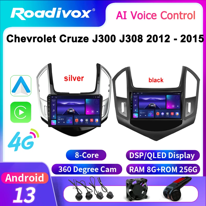 roadivox AndroidV Car Radio for Chevrolet Cruze J300 J308 2012 - 2015 GPS Navigation Video Screen Multimedia Player Carplay 4G
roadivox AndroidV Car Radio for Chevrolet Cruze J300 J308 2012 - 2015 GPS Navigation Video Screen Multimedia Player Carplay 4G