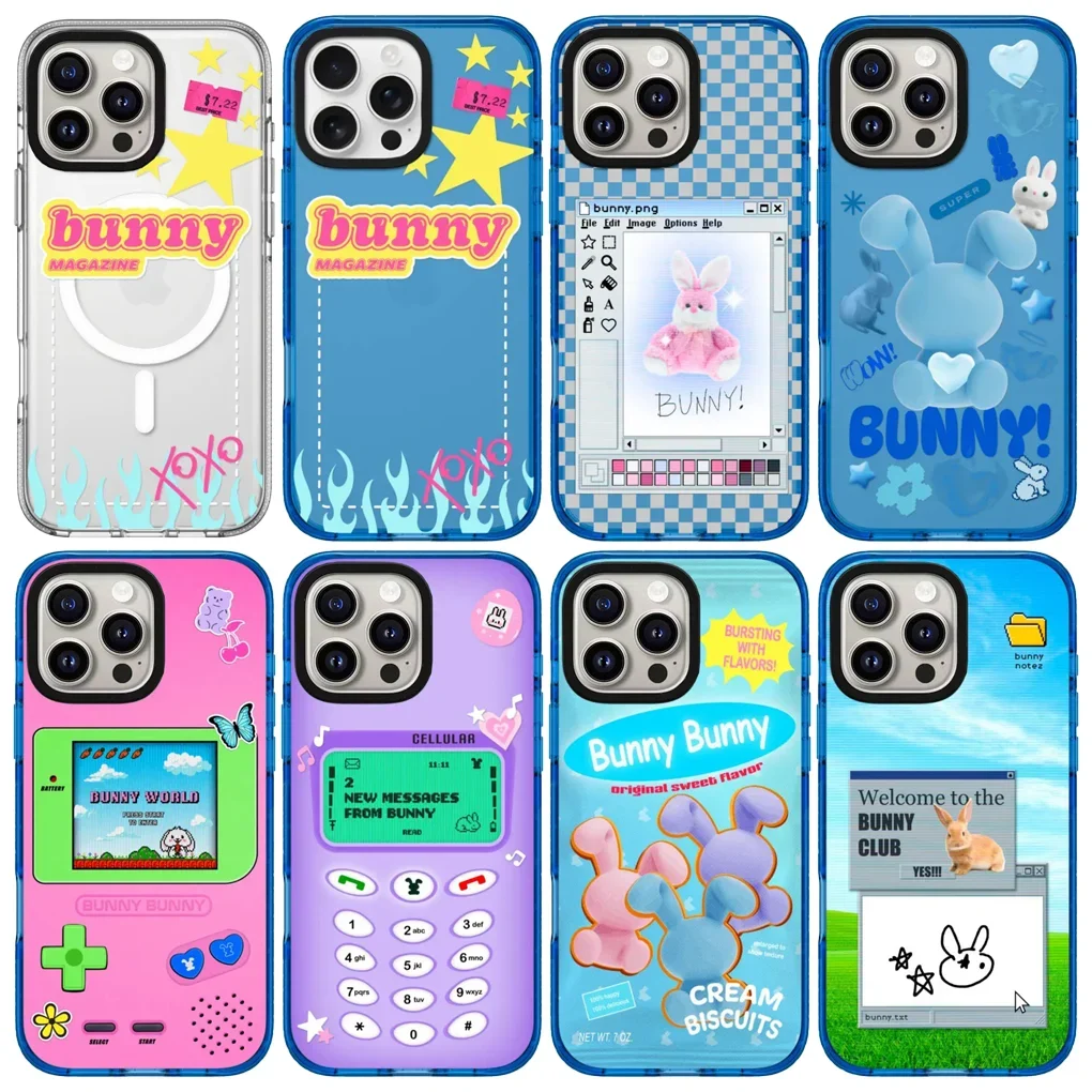 Carrot Rabbit Acrylic Blue Border Magnetic Phone Case Cover for IPhone 16 15 14 13 12 Pro Max Case
Carrot Rabbit Acrylic Blue Border Magnetic Phone Case Cover for IPhone 16 15 14 13 12 Pro Max Case