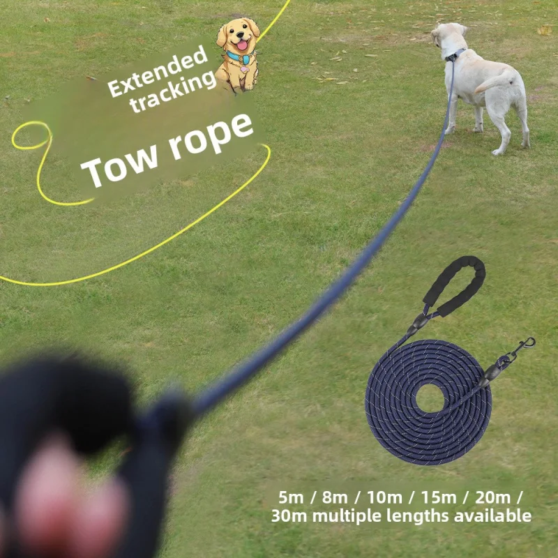 Extended Nylon Reflective Dog Leash for Medium and Large Dogs, Anti-Shock Dog Tracking Rope, Outdoor Dog Walking Leash
Extended Nylon Reflective Dog Leash for Medium and Large Dogs, Anti-Shock Dog Tracking Rope, Outdoor Dog Walking Leash