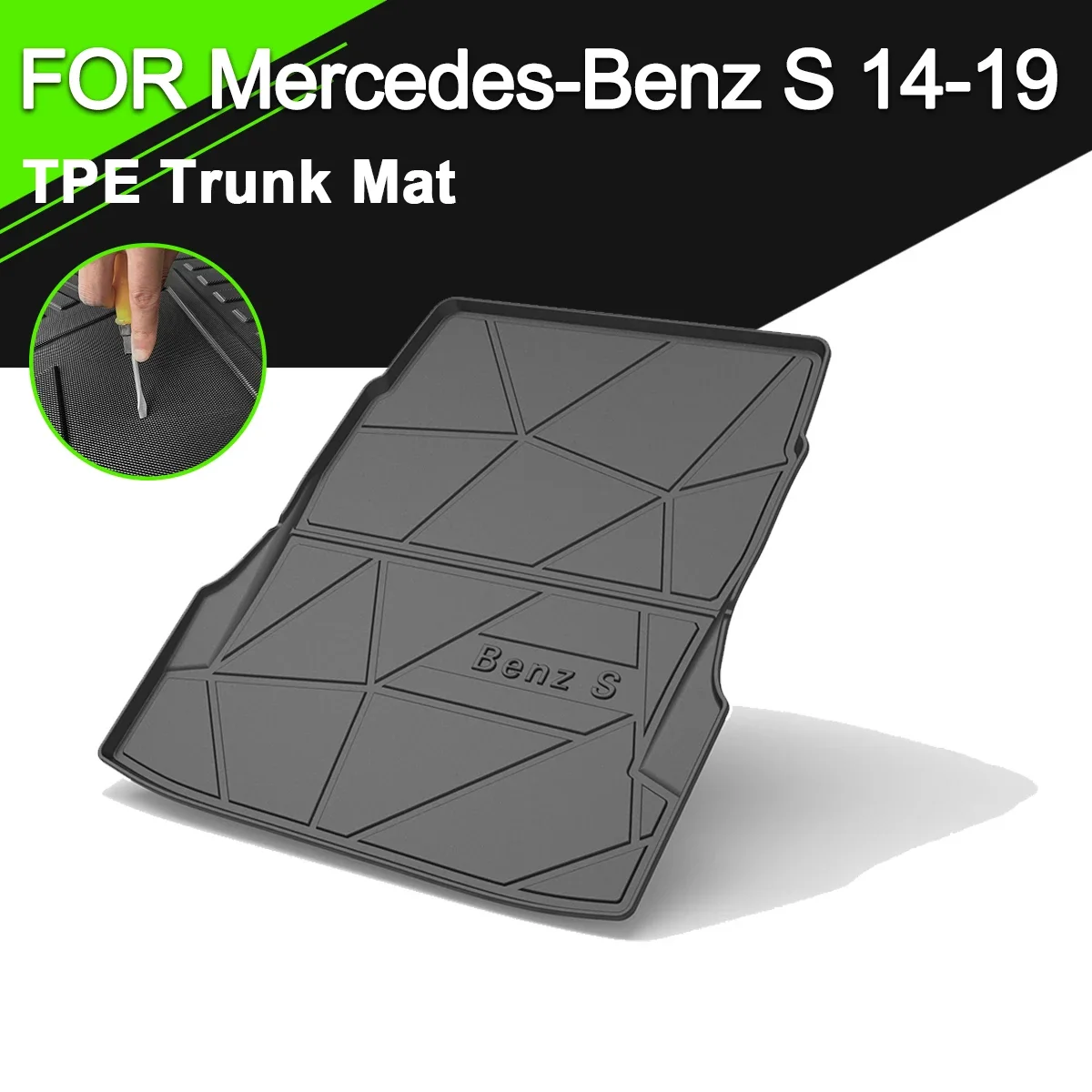 Trunk Mat TPE FOR Mercedes-Benz S 2014-2019 Car Waterproof Non-Slip Rubber Liner Accessories
Trunk Mat TPE FOR Mercedes-Benz S 2014-2019 Car Waterproof Non-Slip Rubber Liner Accessories