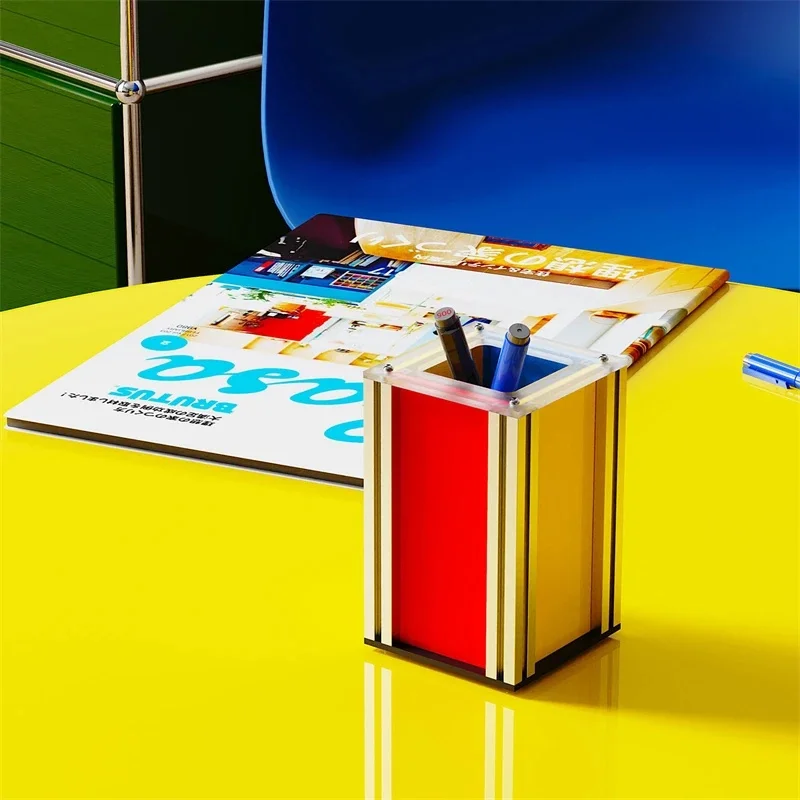 Dopamine Style Square Pen Holder Painted Desk Organizer For Office Students Colorful Pen Cup Table Decor Gift For Birthday
Dopamine Style Square Pen Holder Painted Desk Organizer For Office Students Colorful Pen Cup Table Decor Gift For Birthday
