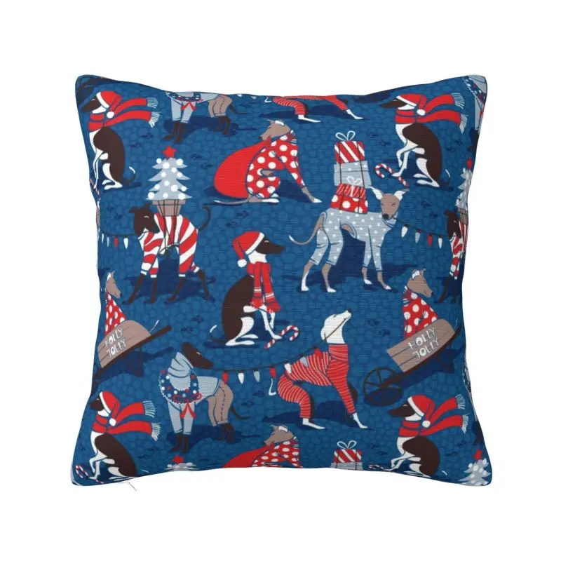 Custom Greyhounds Christmas Dogwalk Pillow Case Home Decoration Sighthound Whippet Dog Luxury Cushion Cover Car Pillowcase
Custom Greyhounds Christmas Dogwalk Pillow Case Home Decoration Sighthound Whippet Dog Luxury Cushion Cover Car Pillowcase