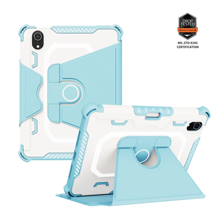 For Apple iPad Mini 6 Case 8.3 PC+TPU Tablet Case for iPad Mini 6 Cover 360 Degree Rotation Shockproof Armor LeatherTablet Shell
For Apple iPad Mini 6 Case 8.3 PC+TPU Tablet Case for iPad Mini 6 Cover 360 Degree Rotation Shockproof Armor LeatherTablet Shell