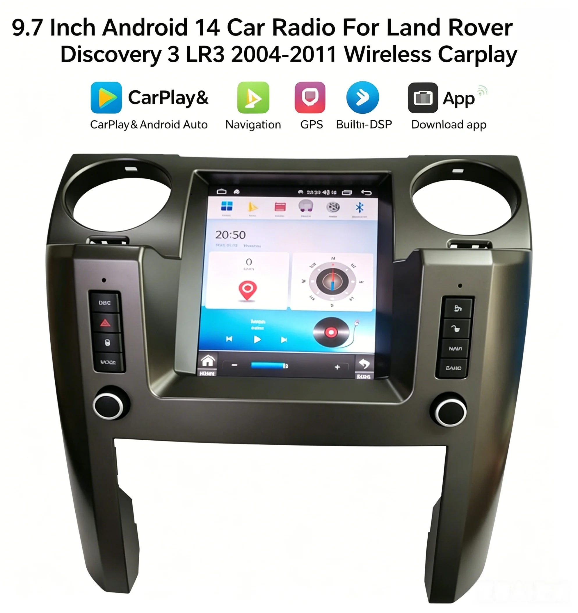 9.7" Android 14 Car Radio For Land Rover Discovery 3 LR3 2004-2011 Wireless Carplay Multimedia Android Auto GPS Navi 4G WiFi
9.7" Android 14 Car Radio For Land Rover Discovery 3 LR3 2004-2011 Wireless Carplay Multimedia Android Auto GPS Navi 4G WiFi