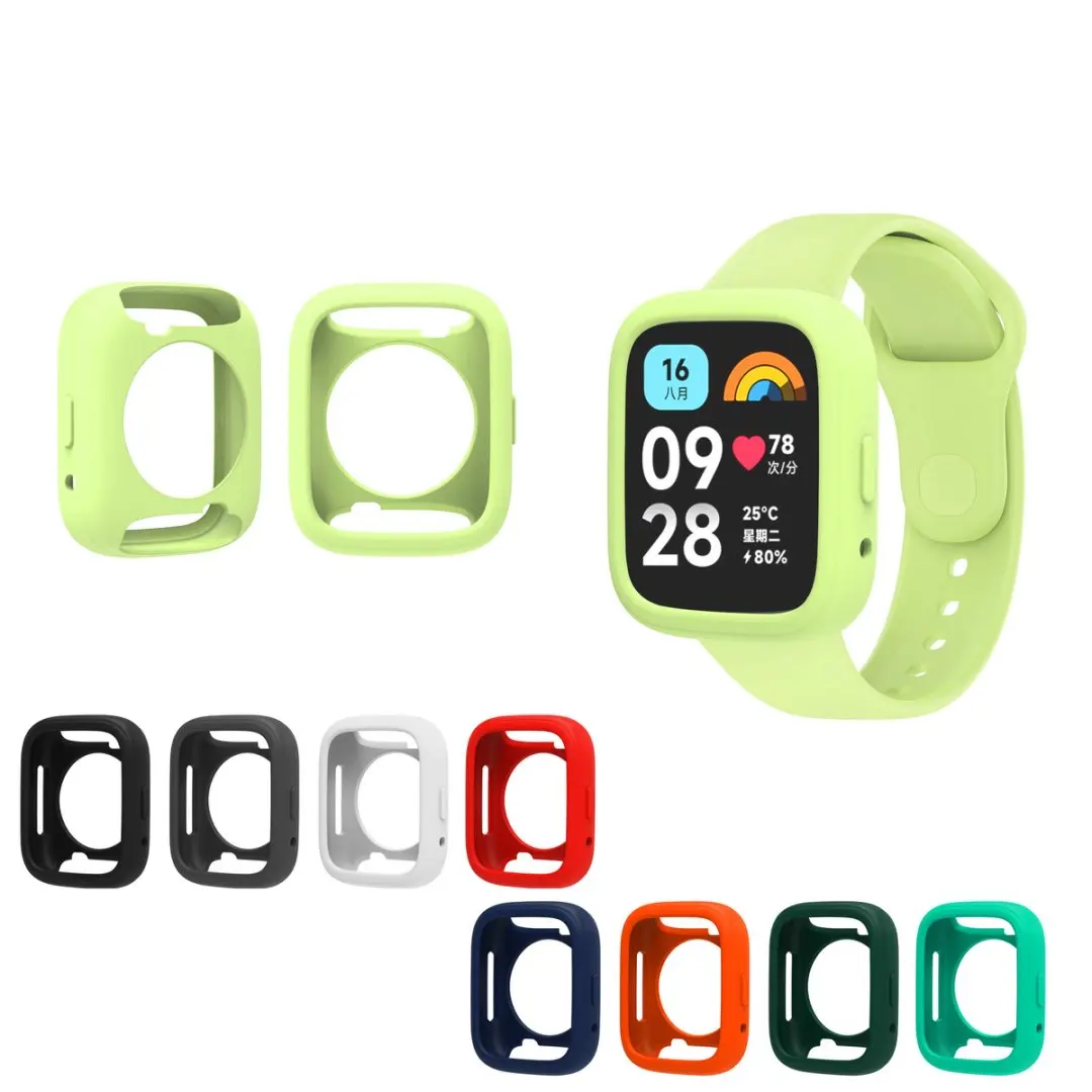 Мягкий силиконовый защитный чехол, совместимый с Redmi Watch 3, активная защитная рамка, бампер, защита от царапин, противоударный 
Мягкий силиконовый защитный чехол, совместимый с Redmi Watch 3, активная защитная рамка, бампер, защита от царапин, противоударный