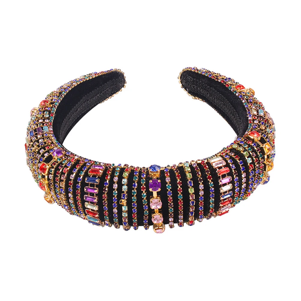 Rhinestone Headband Bejeweled Headdress for Bride Women Wedding Engagement Party Hoop Lady Hair Jewelry Decor Lightweight
Rhinestone Headband Bejeweled Headdress for Bride Women Wedding Engagement Party Hoop Lady Hair Jewelry Decor Lightweight