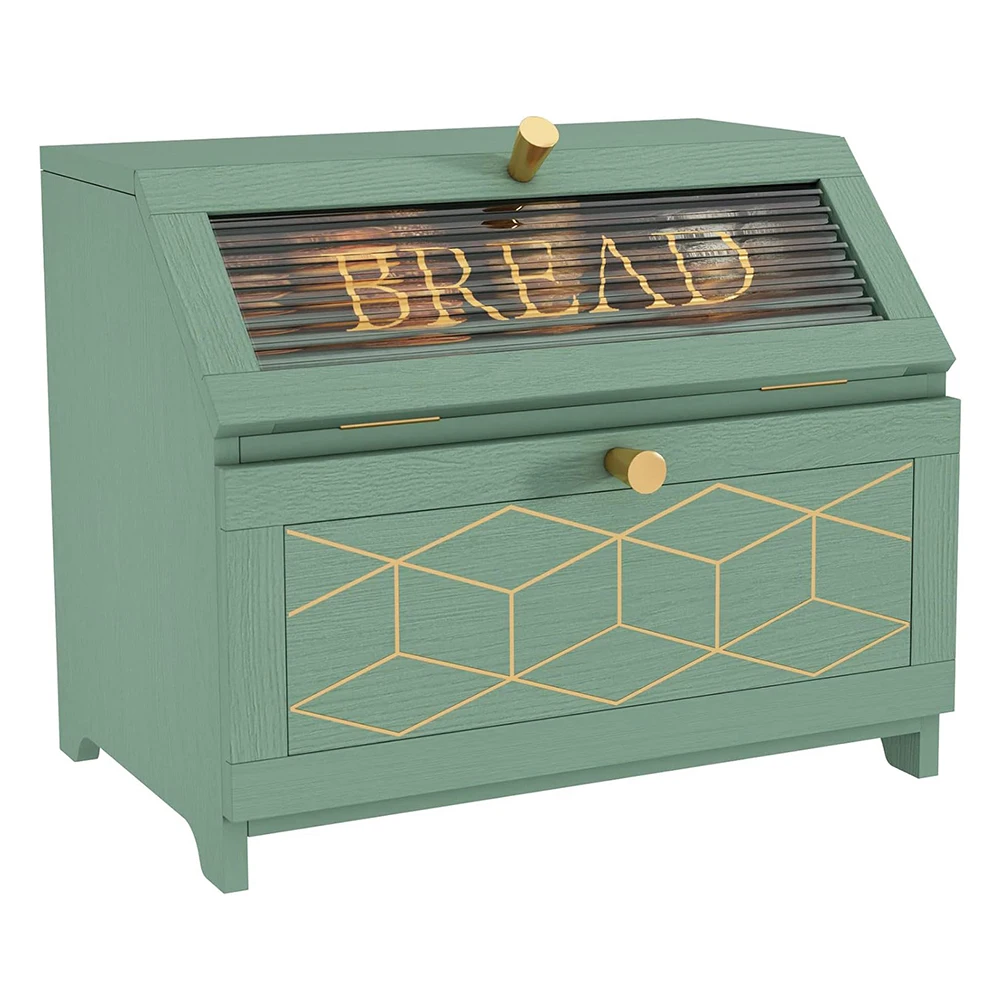 Wooden Bread Bin Multi-Purpose Bread Box Large Capacity Bread Keeper Bin Bread Storage Box for Homemade Bread Toast
Wooden Bread Bin Multi-Purpose Bread Box Large Capacity Bread Keeper Bin Bread Storage Box for Homemade Bread Toast