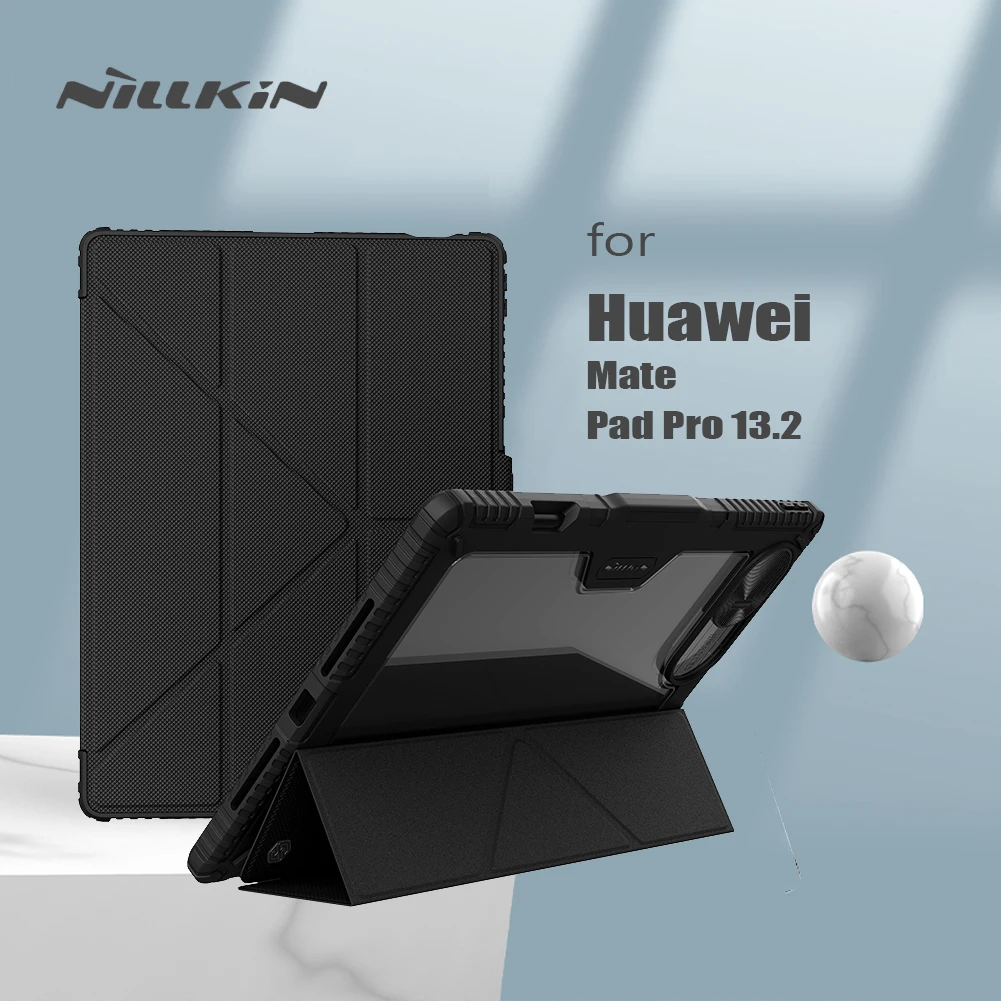 For Huawei Mate Pad Pro 13.2 2023 Nillkin Armor Bumper Case Pro Slide Camera Cover All Coverage Auto Wake Flip Leather Case
For Huawei Mate Pad Pro 13.2 2023 Nillkin Armor Bumper Case Pro Slide Camera Cover All Coverage Auto Wake Flip Leather Case