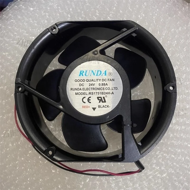 Y ДЛЯ RUNDA RS1751B24H-A DC24V 0.88A 2-проводной охлаждающий вентилятор
Y ДЛЯ RUNDA RS1751B24H-A DC24V 0.88A 2-проводной охлаждающий вентилятор