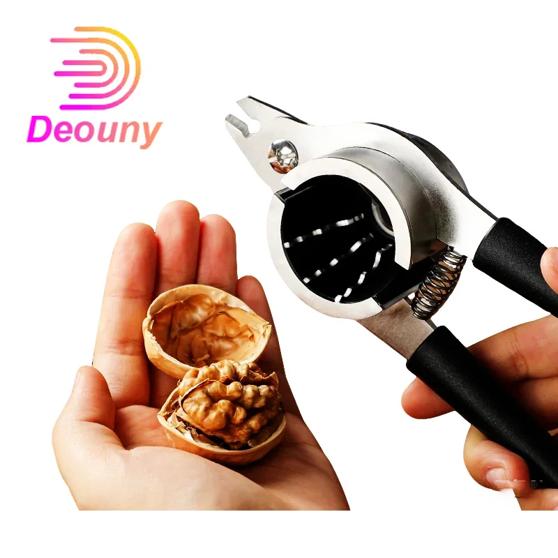 DEOUNY Walnut clip stainless steel 304 multifunctional walnut tool, shell opener, hammer pliers, household Nut Cracker
DEOUNY Walnut clip stainless steel 304 multifunctional walnut tool, shell opener, hammer pliers, household Nut Cracker