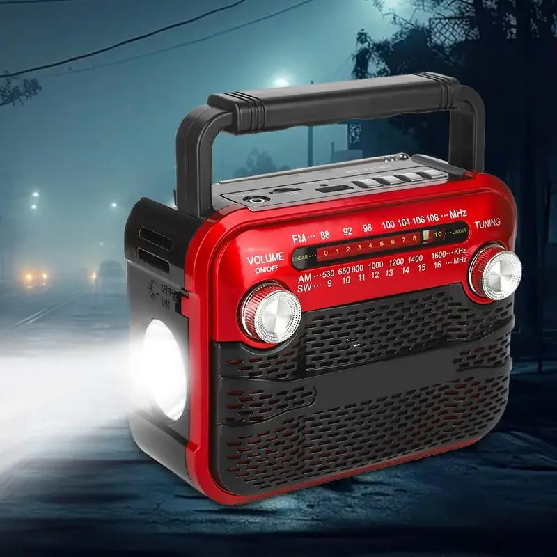 Portable FM/AM/SW Radio Solar Charging Multi Band Emergency Radios Receiver Powerful Bluetooths Speaker with Flashlight TF USB
Portable FM/AM/SW Radio Solar Charging Multi Band Emergency Radios Receiver Powerful Bluetooths Speaker with Flashlight TF USB