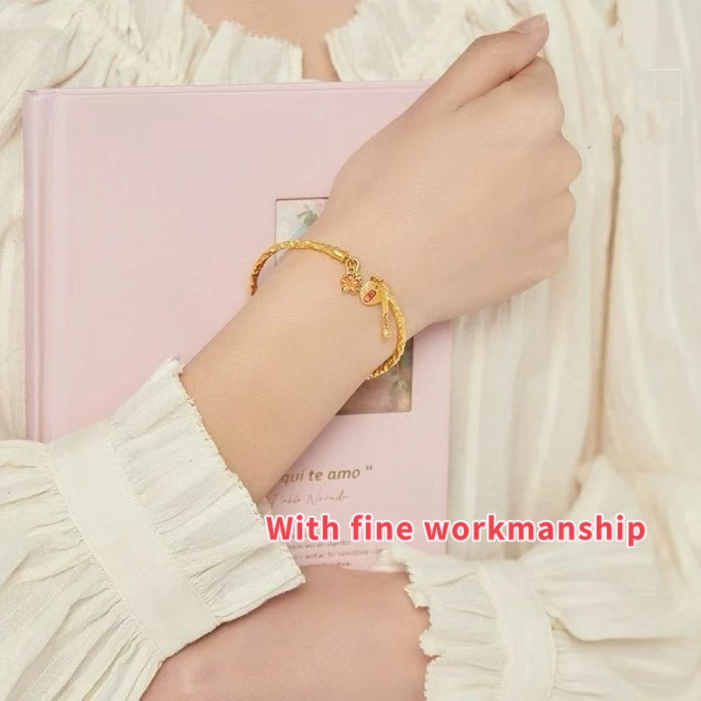 Vietnamese Hammered Pattern Blessing Bracelet for Women, Chinese Style Open Bells Design
Vietnamese Hammered Pattern Blessing Bracelet for Women, Chinese Style Open Bells Design