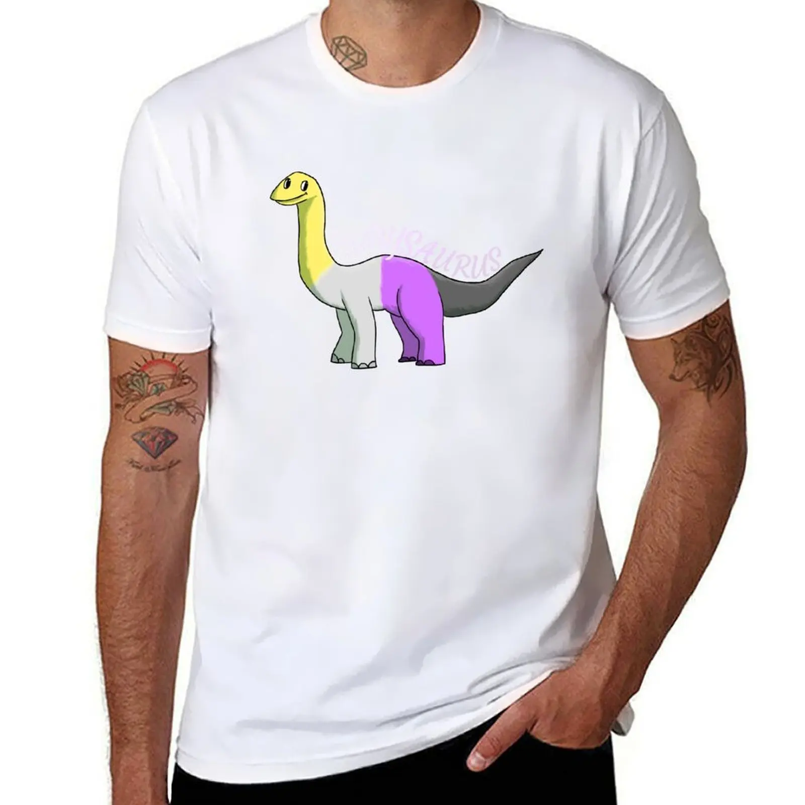 ENBYSAURUS T-Shirt essential t shirt man t shirt cotton T-Shirt
ENBYSAURUS T-Shirt essential t shirt man t shirt cotton T-Shirt