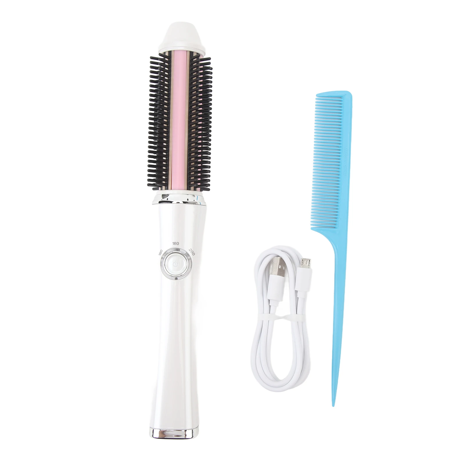 Hair Curler Comb Cordless Hair Curler Brush 3 Temperature Gears Prevent Static Anion USB Rechargeable Electric Curling Comb
Hair Curler Comb Cordless Hair Curler Brush 3 Temperature Gears Prevent Static Anion USB Rechargeable Electric Curling Comb