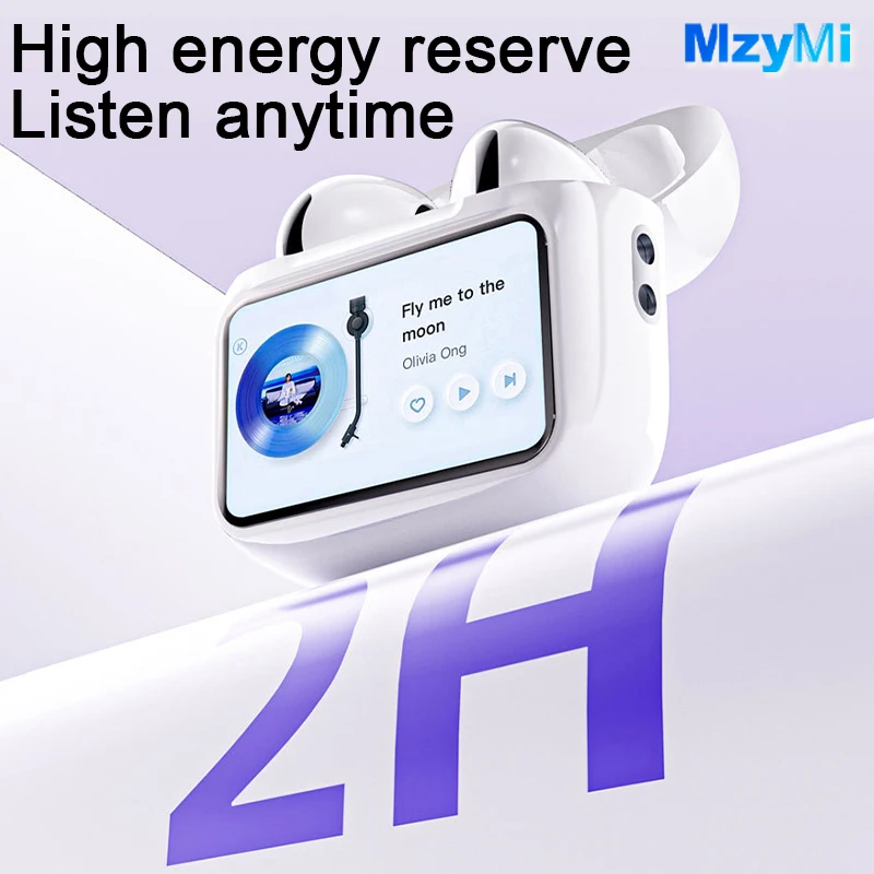 Mzymi A11 Pro Wireless Earbuds Touch Control LCD Screen Earphone with ENC Noise Cancelling Super Bass Premium Sound Long Battery
Mzymi A11 Pro Wireless Earbuds Touch Control LCD Screen Earphone with ENC Noise Cancelling Super Bass Premium Sound Long Battery