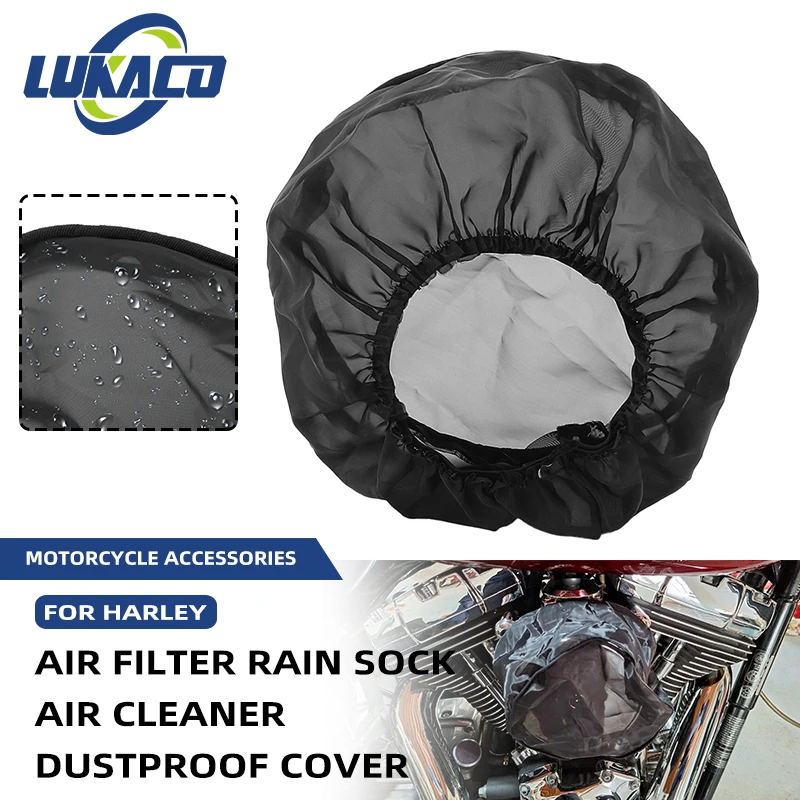 Waterproof Air Filter Rain Sock Motorcycle Air Cleaner Breathable Dustproof Cover For Harley Touring FLHR Sportster Softail Dyna
Waterproof Air Filter Rain Sock Motorcycle Air Cleaner Breathable Dustproof Cover For Harley Touring FLHR Sportster Softail Dyna