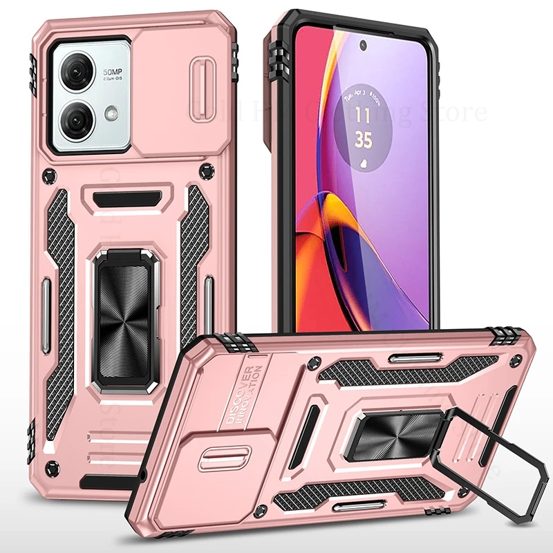 Hybrid Shockproof Armor Push Lens Case For Motorola G Stylus 2025 Edge 40 Neo 30 Pro Ring Stand Cover For Moto G Play G Power 5G
Hybrid Shockproof Armor Push Lens Case For Motorola G Stylus 2025 Edge 40 Neo 30 Pro Ring Stand Cover For Moto G Play G Power 5G