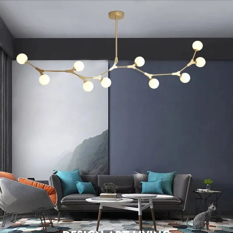 Nordic Chandelier Dining room Kitchen lustre industrial Loft chandelier Iron tube Glass Balls Chandelier Lamp Fixtures
Nordic Chandelier Dining room Kitchen lustre industrial Loft chandelier Iron tube Glass Balls Chandelier Lamp Fixtures