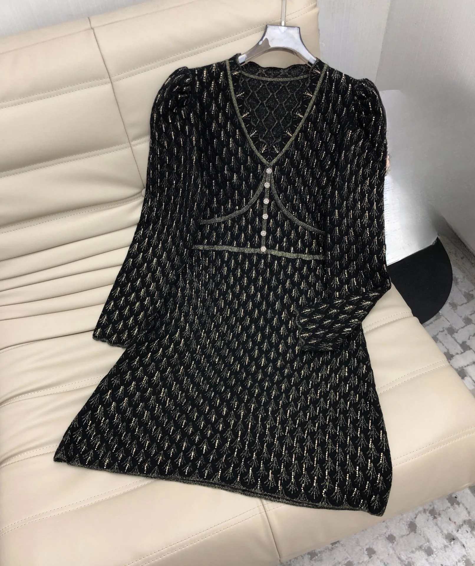 Women's Dress Evening Party Elegant Dresses Prom Dresses New V-neck plaid knitted long sleeved dress
Women's Dress Evening Party Elegant Dresses Prom Dresses New V-neck plaid knitted long sleeved dress