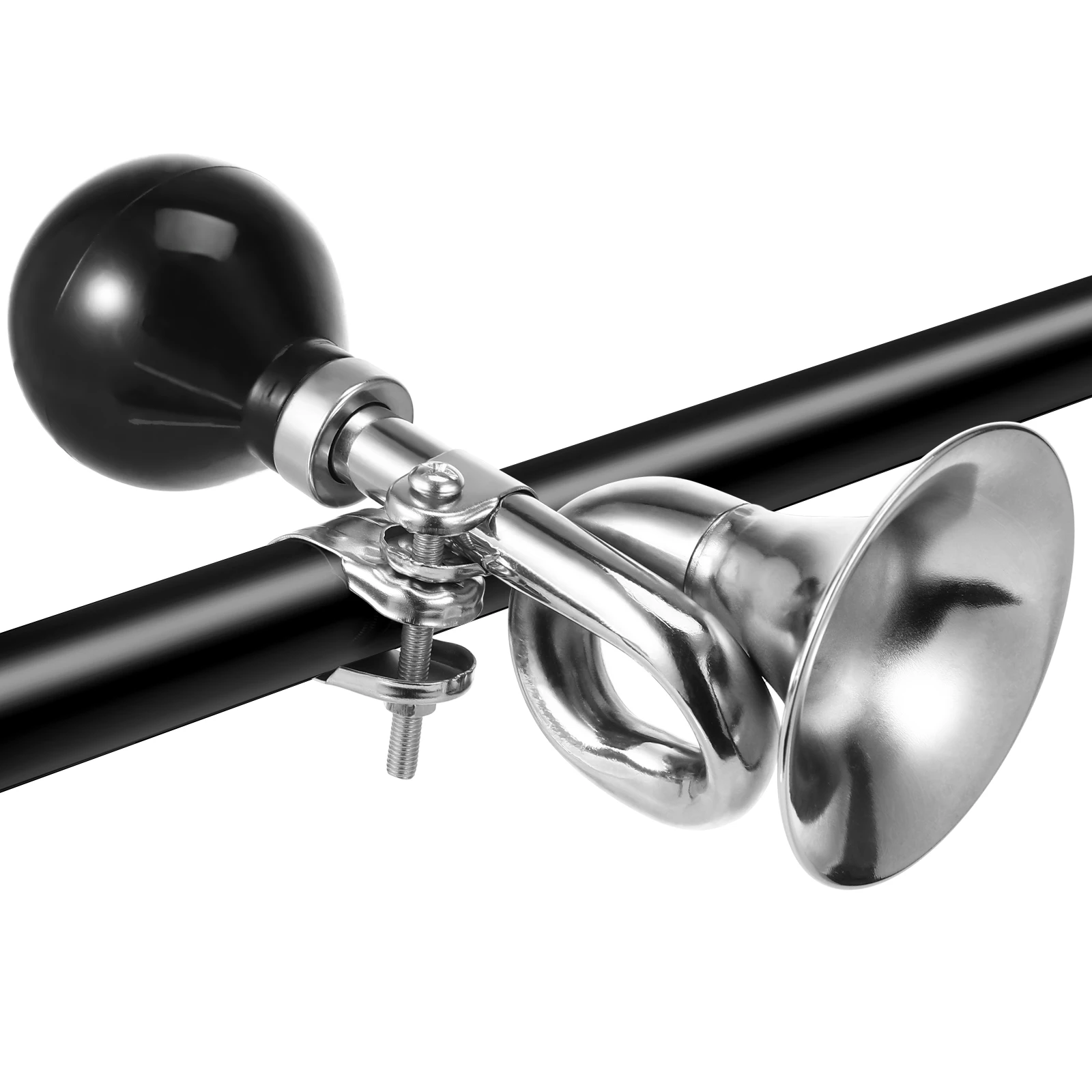 Practical Loud Bike Horn Durable Material Easy Install Cycling Handlebar Bell Horn Safety Alarm Trumpet Loud Sound for Mountain
Practical Loud Bike Horn Durable Material Easy Install Cycling Handlebar Bell Horn Safety Alarm Trumpet Loud Sound for Mountain