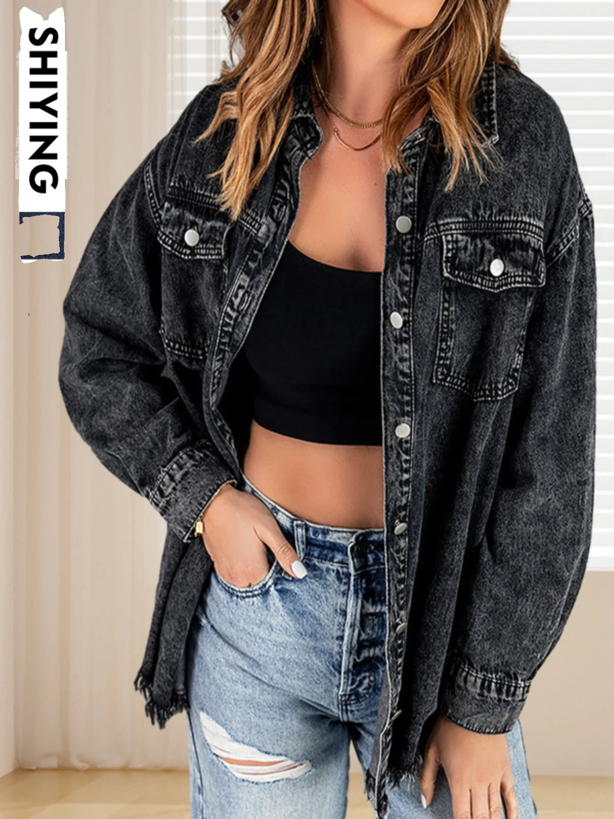 Женское модное пальто средней длины с отложным воротником, свободного кроя, из других материалов, 100% хлопок
Женское модное пальто средней длины с отложным воротником, свободного кроя, из других материалов, 100% хлопок