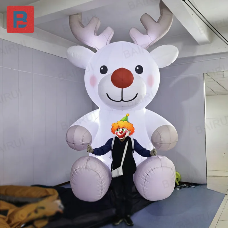 Inflatable deer, advertising cartoon model inflatable deer costume, used for decoration in events and parades
Inflatable deer, advertising cartoon model inflatable deer costume, used for decoration in events and parades