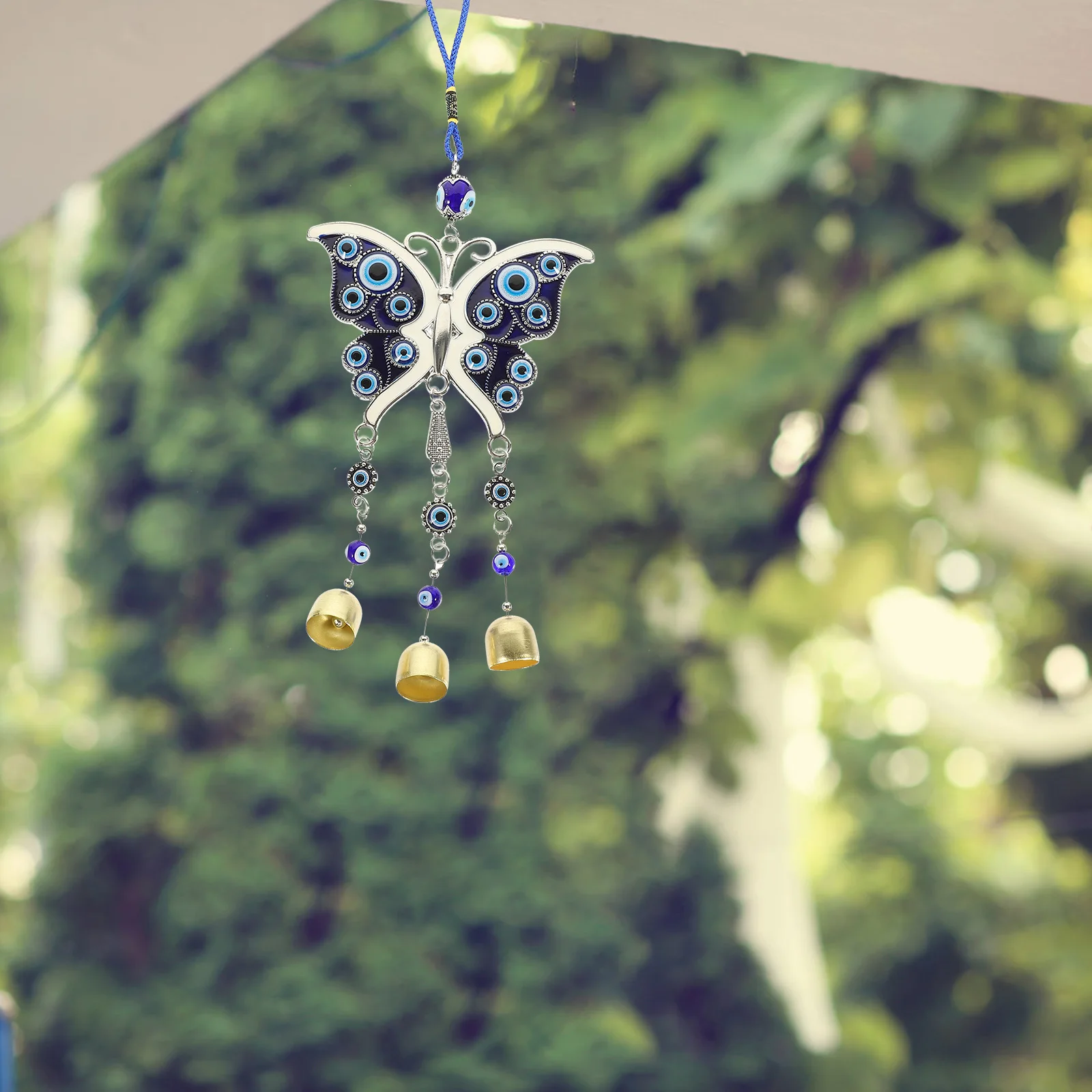 Metal Butterfly Wind Chime Blue Eyes Copper Bell Hanging Decor Gradient Color Design Wedding Garden Yard Ornament
Metal Butterfly Wind Chime Blue Eyes Copper Bell Hanging Decor Gradient Color Design Wedding Garden Yard Ornament